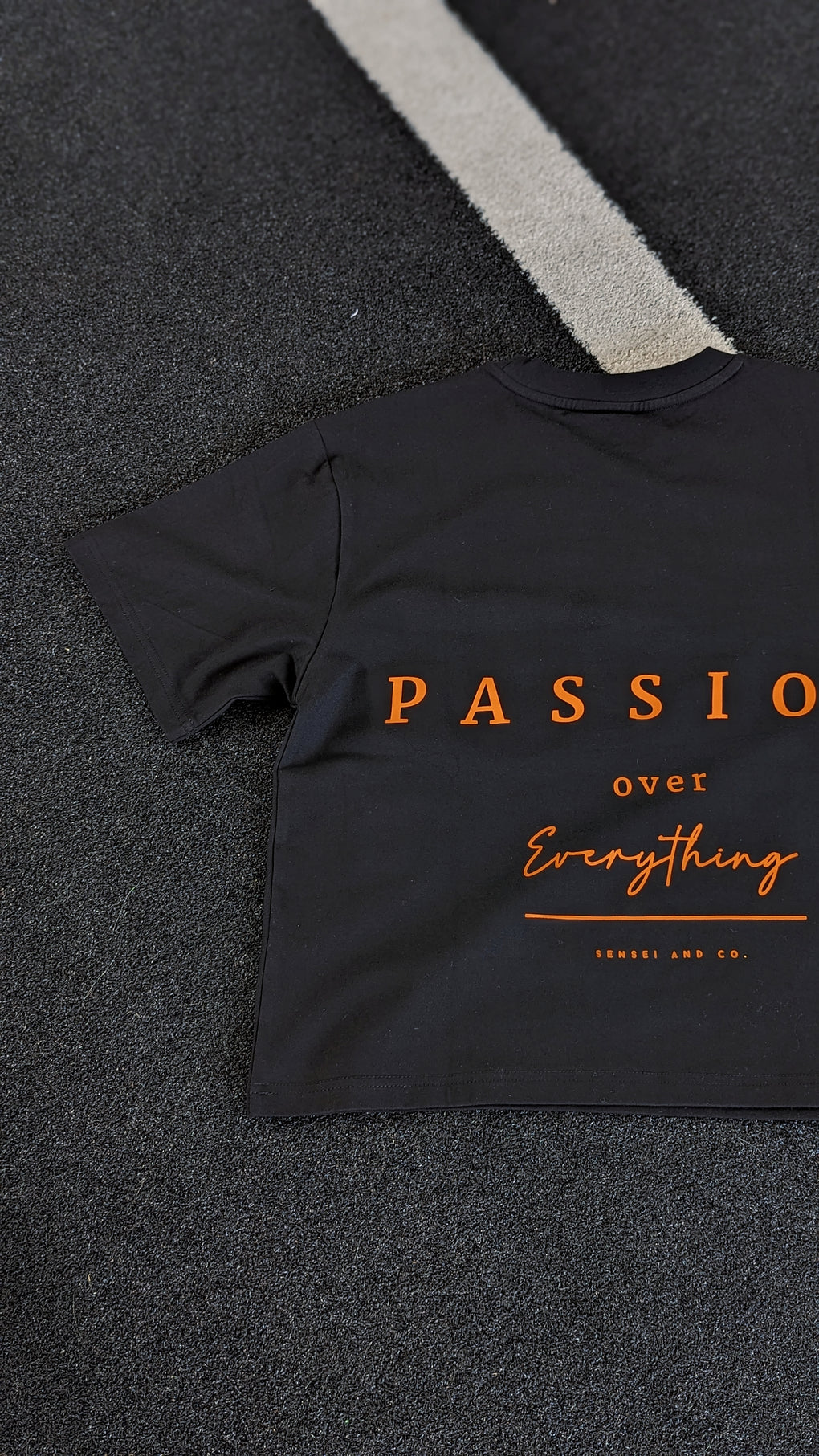 Passion over everything BOX Tee (Pablo Orange)