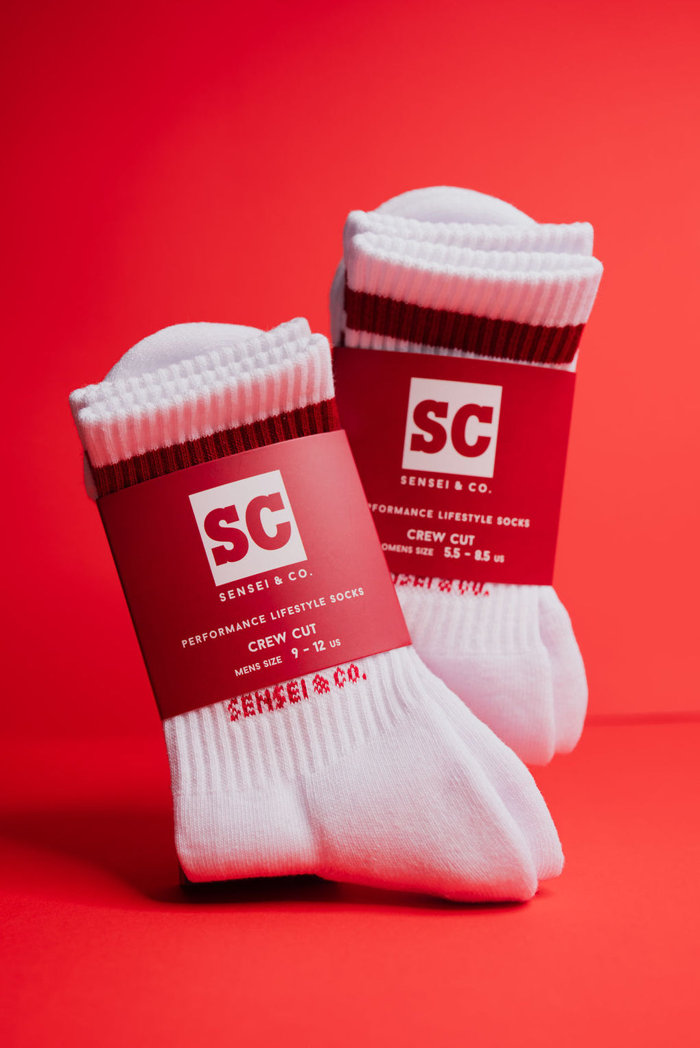 Sensei & Co. Varsity Socks - Hybrid Crew Cut